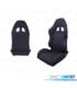 KIT ASIENTO DEPORTIVO SEMI BAQUET MONTECARLO TELA NEGRO
