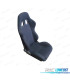 KIT ASIENTO DEPORTIVO SEMI BAQUET MONTECARLO TELA NEGRO