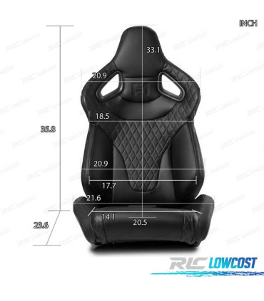 KIT ASIENTO BAQUET UNIVERSAL CUERO NEGRO ESTILO SPORTSTER