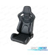 KIT ASIENTO BAQUET UNIVERSAL CUERO NEGRO ESTILO SPORTSTER