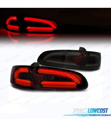PILOTOS LED BAR SEAT IBIZA 6L 02-08 ROJO AHUMADO