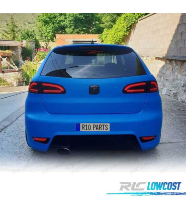 PILOTOS LED BAR SEAT IBIZA 6L 02-08 ROJO AHUMADO