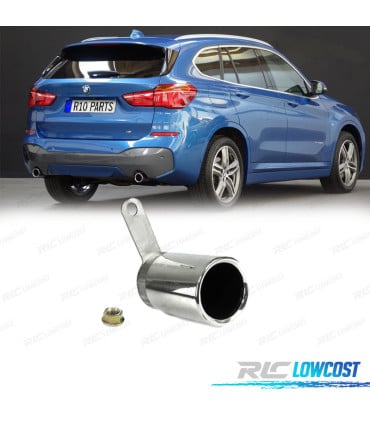 COLA ESCAPE BMW X1 F48 14- TAPA CIEGA CROMO
