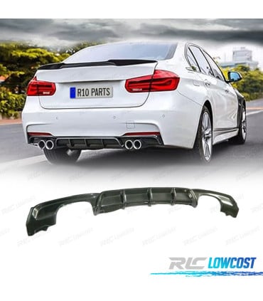 DIFUSOR BMW F30 F31 LOOK M PERFORMANCE CARBONO SALIDA DOBLE 00---00