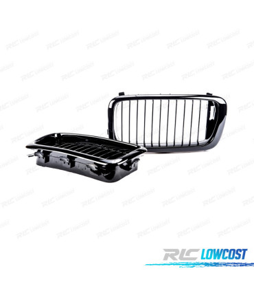 PARRILLAS BMW E38 95-99 LOOK M NEGRO BRILLO