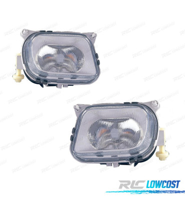 FAROS ANTINIEBLA MERCEDES CLASE E W210 95-99 CRISTAL CLARO