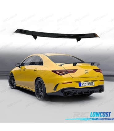 ALERON SPOILER MERCEDES CLA W118 19- LOOK CLA45S NEGRO BRILLO