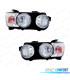FAROS DAEWOO CHEVROLET AVEO 11- BISEL CROMADO