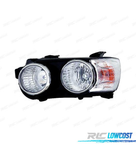 FARO IZQ DAEWOO CHEVROLET AVEO 11- BISEL CROMADO