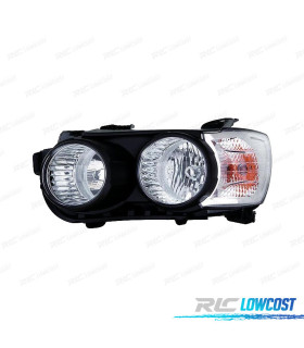 FARO IZQ DAEWOO CHEVROLET AVEO 11- BISEL NEGRO