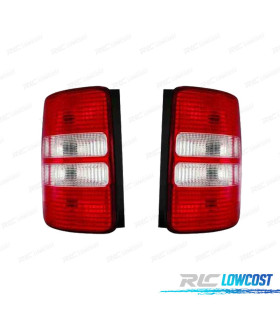 PILOTOS PARA VOLKSWAGEN VW CADDY 1P 10-14 BLANCO + ROJO