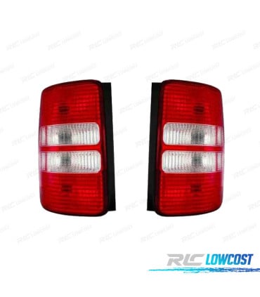 PILOTOS PARA VOLKSWAGEN VW CADDY 1P 10-14 BLANCO + ROJO