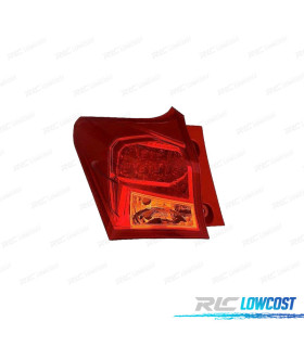 PILOTO IZQ TOYOTA AURIS 5P 13-15 LED AMBAR ROJO