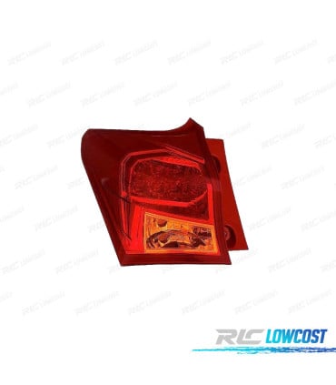 PILOTO IZQ TOYOTA AURIS 5P 13-15 LED AMBAR ROJO