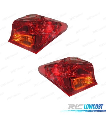 PILOTOS TOYOTA AURIS 5P 13-15 AMBAR ROJO