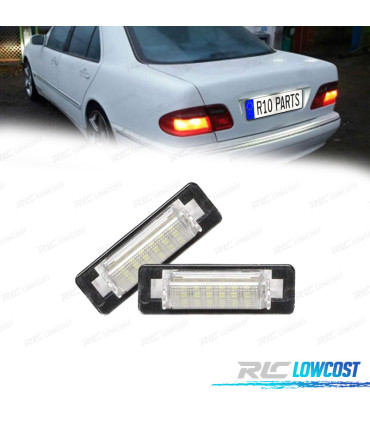 LUCES MATRÍCULA MERCEDES W210 SEDAN W202 SEDAN LED