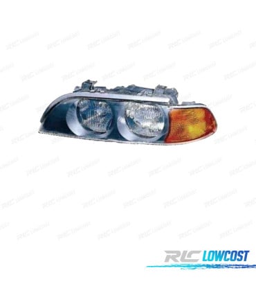 FARO IZQ BMW SERIE 5 E39 95-00 CROMO AMBAR