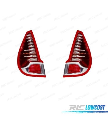 PILOTOS RENAULT SCENIC III 09-12 BLANCO ROJO