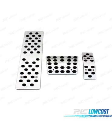 PEDALES AUDI S-LINE ALUMINIO PULIDO AUTOMÁTICO