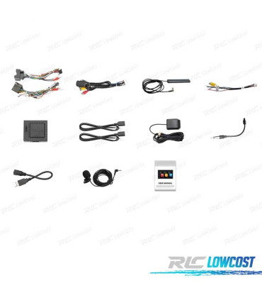 RADIO GPS ANDROID 11 PARA VOLKSWAGEN VW SEAT SKODA OCTACORE 4GB RAM+64GB ROM