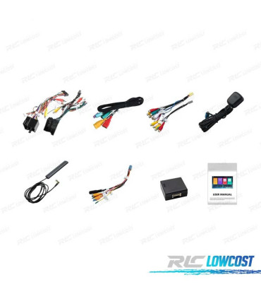 RADIO GPS ANDROID 12 PARA VOLKSWAGEN VW SKODA SEAT PANTALLA TACTIL