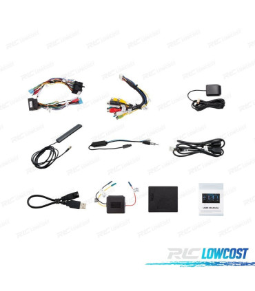 RADIO GPS ANDROID 13 PARA VOLKSWAGEN VW SEAT SKODA TOURAN 7" USB GPS TACTIL HD