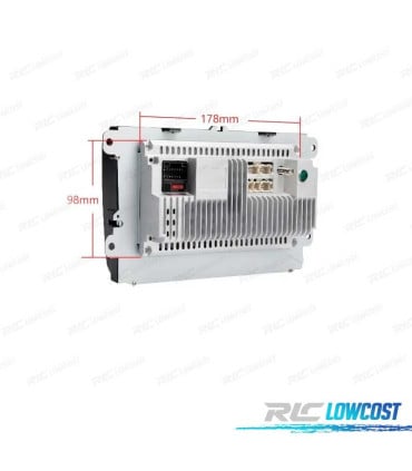 RADIO GPS ANDROID 14 PARA VOLKSWAGEN VW SEAT SKODA LCD TACTIL