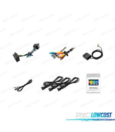 RADIO GPS ANDROID 14 PARA VOLKSWAGEN VW SEAT SKODA LCD TACTIL