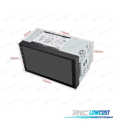 RADIO GPS ANDROID 12 HD TACTIL BLUETOOTH USB SD