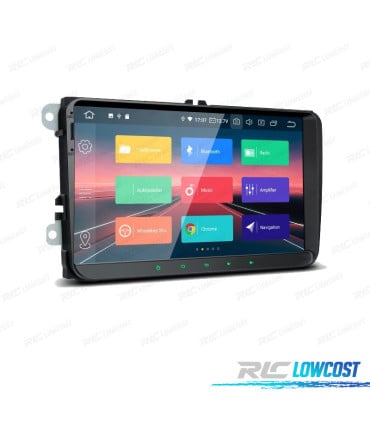RADIO GPS ANDROID 12 PARA VOLKSWAGEN VW SEAT SKODA LCD TACTIL
