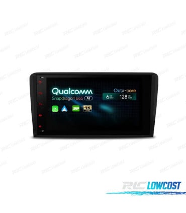 RADIO GPS ANDROID 12 PARA AUDI A3 S3 RS3 03-12