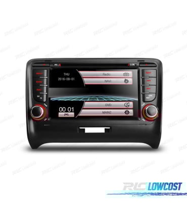 RADIO NAVEGADOR 7" AUDI TT 06-12 USB GPS TACTIL HD