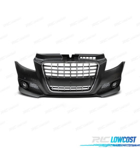 PARAGOLPES DELANTERO AUDI A3 8P 08-12 LOOK S LINE CROMO NEGRO PDC