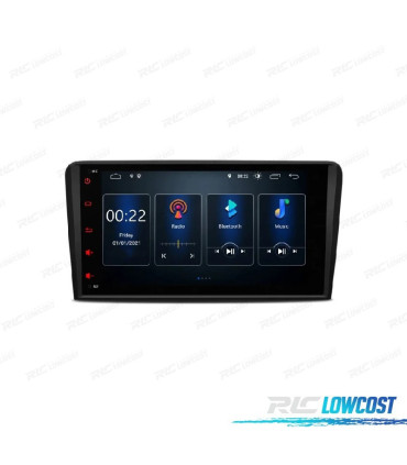 RADIO GPS ANDROID 12 AUDI A3 S3 RS3 03-12