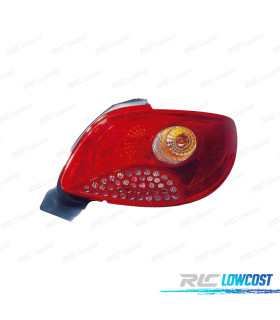 PILOTO DCH PARA PEUGEOT 206 PLUS 09- AMBAR ROJO