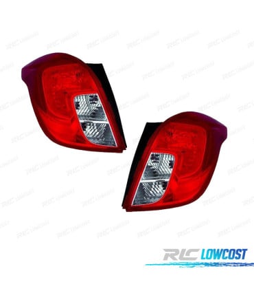 PILOTOS PARA OPEL MOKKA 12-16 BLANCO ROJO