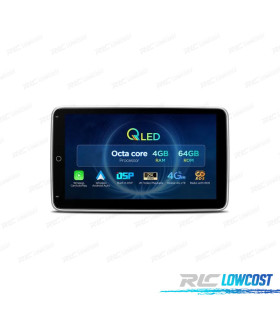 RADIO GPS ANDROID 12 1DIN LCD TÁCTIL 10.1" CARPLAY USB DUAL ZONE