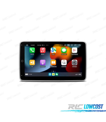 RADIO GPS ANDROID 12 1DIN LCD TÁCTIL 10.1" CARPLAY USB DUAL ZONE