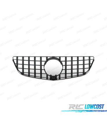 PARRILLA MERCEDES CLASE E COUPE C207 13-15 LOOK GT-R PANAMERICANA NEGRO BRILLO