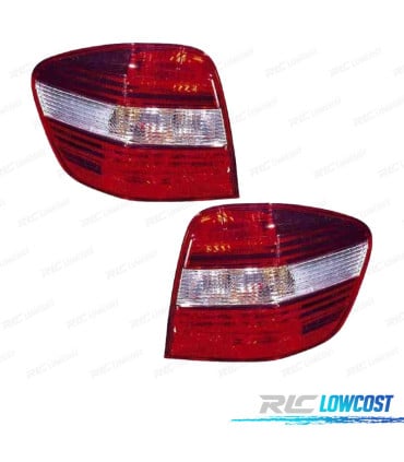 PILOTOS MERCEDES ML W164 05-08 LATERAL CROMADO