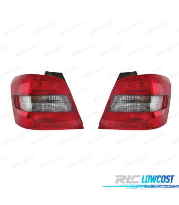 PILOTOS MERCEDES GLK X204 08-12 BLANCO ROJO