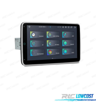 RADIO GPS ANDROID 12 1DIN LCD TÁCTIL 10.1" CARPLAY USB DUAL ZONE