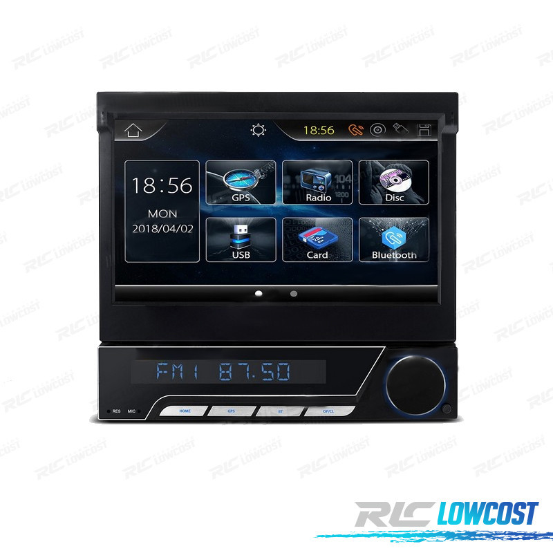 RADIO 7 UNIVERSAL 1 DIN GPS PANTALLA TÁCTIL ANDROID 32GB ROM + 2GB DDR3 RAM