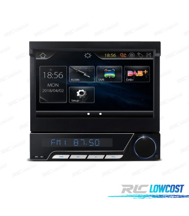 RADIO GPS ANDROID 7 UNIVERSAL 7" 1 DIN PANTALLA TÁCTIL 32GB ROM + 2GB DDR3 RAM