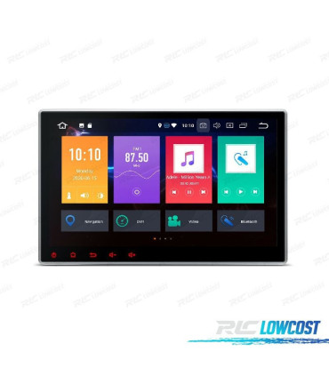 RADIO GPS ANDROID 9 UNIVERSAL 2 DIN PANTALLA TÁCTIL 10.1" B
