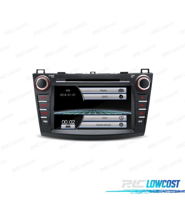 RADIO GPS ANDROID 8 PARA MAZDA 3 CANBUS MANDOS VOLANTE