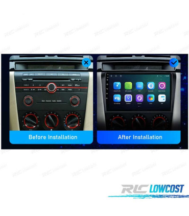 RADIO GPS ANDROID 11 PARA MAZDA 3 LCD TÁCTIL 7"