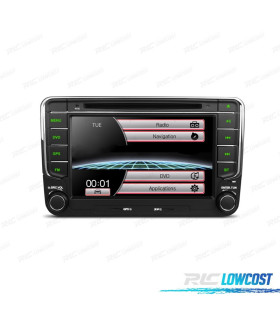 RADIO NAVEGADOR 7" PARA SKODA USB GPS TACTIL HD
