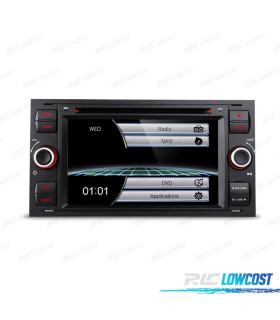 RADIO GPS NAVEGADOR TACTIL 7" PARA FORD FOCUS C-MAX FIESTA GALAXY KUGA MONDEO S-MAX TRANSIT