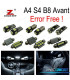 KIT 21 BOMBILLAS LED INTERIOR AUDI A4 B8 S4 AVANT ESTATE 09-15